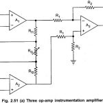 Three Op Amp Instrumentation Amplifier