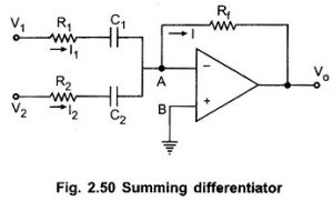 Read more about the article Summing Differentiator Circuit