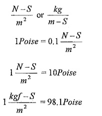 si unit for kinematic viscosity