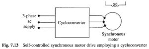 Read more about the article Self Controlled Synchronous Motor Drive Employing a Cycloconverter
