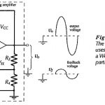 Wein Bridge Oscillator using Op Amp