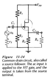 Read more about the article Common Drain Amplifier Circuit Diagram