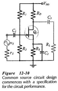 Read more about the article Single Stage Common Source Amplifier