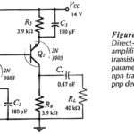 Two Stage Direct Coupled BJT Amplifier Circuit