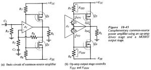 Read more about the article Common Source Amplifier Using an Op Amp Driver Stage