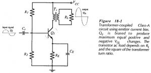 Read more about the article Transformer Coupled Class A Amplifier