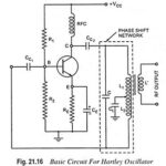 Hartley Oscillator using Transistor Analysis