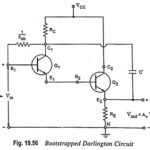 Bootstrapped Darlington Circuit Operation and its Equivalent Circuit