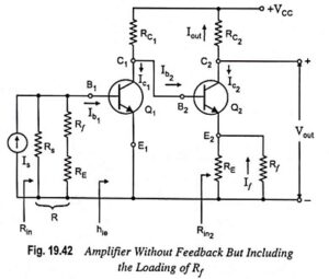 current shunt feedback amplifier experiment theory