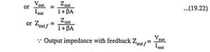 Effect Of Negative Feedback On Output Impedance - EEEGUIDE