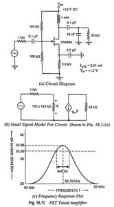Read more about the article Fet Tuned Amplifier – Circuit Diagram and Frequency Response