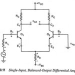 Single Input Balanced Output Differential Amplifier