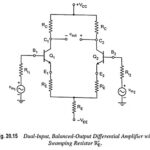 Swamping Resistor in Differential Amplifier