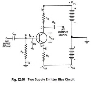 Read more about the article Two Supply Emitter Bias Circuit