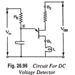 UJT as Over Voltage Detector Circuit Diagram