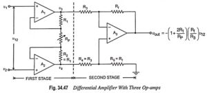Read more about the article Differential Amplifier With Three OP Amp